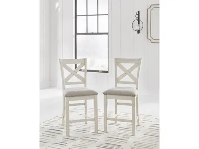 Signature Design by Ashley Robbinsdale Counter Height Dining Table, 4 Barstools and Bench - D642D2