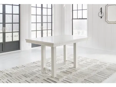 Signature Design by Ashley Robbinsdale Counter Height Dining Table, 4 Barstools and Bench - D642D2