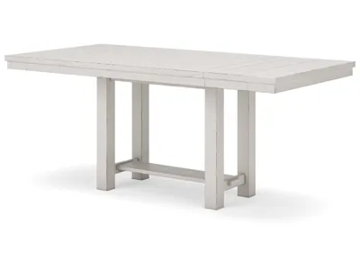 Signature Design by Ashley Robbinsdale Counter Height Dining Table, 2 Barstools, Bench and Server - D642D8