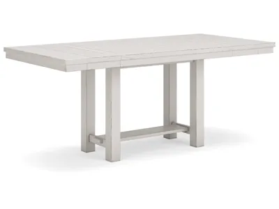 Signature Design by Ashley Robbinsdale Counter Height Dining Table, 2 Barstools, Bench and Server - D642D8