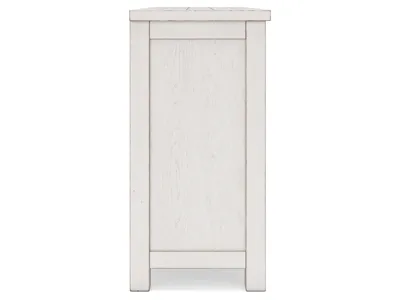 Signature Design by Ashley Robbinsdale Counter Height Dining Table, 2 Barstools, Bench and Server - D642D8