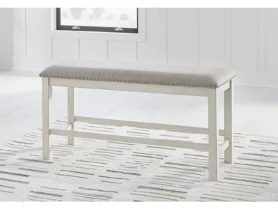 Signature Design by Ashley Robbinsdale Counter Height Dining Table, 2 Barstools, Bench and Server - D642D8