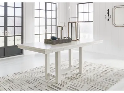 Signature Design by Ashley Robbinsdale Counter Height Dining Table, 2 Barstools, Bench and Server - D642D8