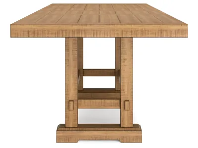Signature Design by Ashley Havonplane Counter Height Dining Table and 10 Barstools - D773D3