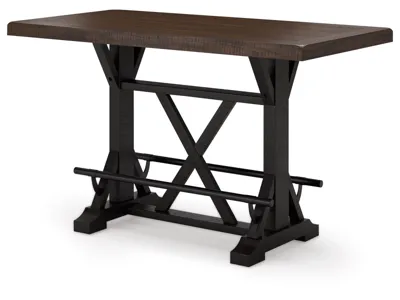 Signature Design by Ashley Valebeck Counter Height Dining Table and 4 Barstools - D546D27