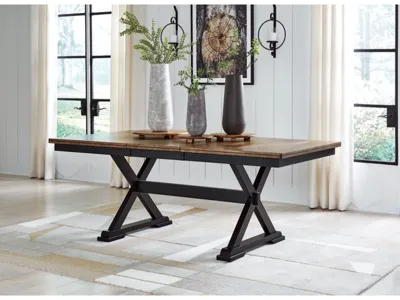 Signature Design by Ashley Wildenauer Dining Table, 2 Chairs and 2 Benches - D634D7