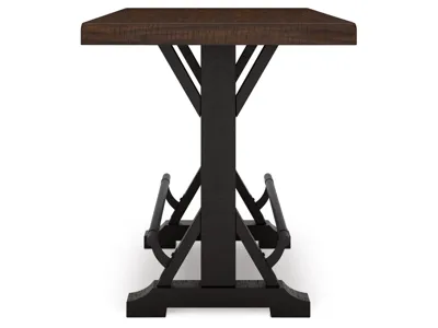 Signature Design by Ashley Valebeck Counter Height Dining Table and 6 Barstools - D546D29