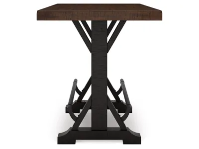 Signature Design by Ashley Valebeck Counter Height Dining Table and 6 Barstools - D546D29
