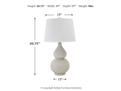 Signature Design by Ashley Saffi Table Lamp (Set of 2) - L100074X2
