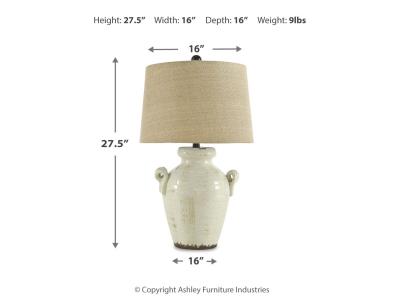 Signature Design by Ashley Emelda Table Lamp (Set of 2) - L100664X2