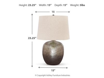 Signature Design by Ashley Magalie Table Lamp (Set of 2) - L207314X2