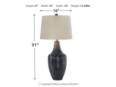 Signature Design by Ashley Evania Table Lamp (Set of 2) - L207344X2