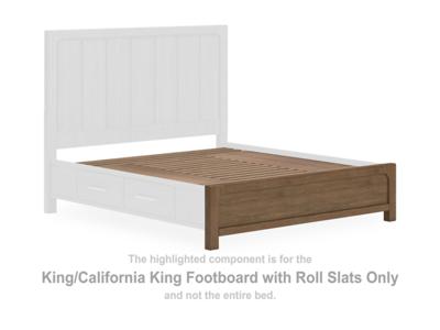Signature Design by Ashley Cabalynn King/California King Panel Footboard with Roll Slats - B974-56