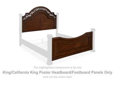 Signature Design by Ashley Lavinton King/California King Poster Headboard/Footboard Panels - B764-72