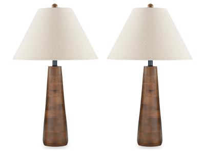 Signature Design by Ashley Danset Table Lamp (Set of 2) - L329104X2