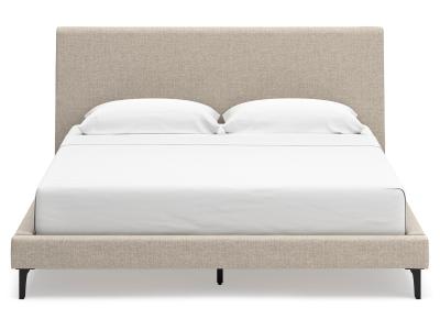Signature Design by Ashley Cielden King Upholstered Bed with Roll Slats - B1199-82