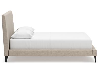 Signature Design by Ashley Cielden Queen Upholstered Bed with Roll Slats - B1199-81