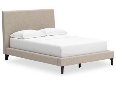 Signature Design by Ashley Cielden Full Upholstered Bed with Roll Slats - B1199-72