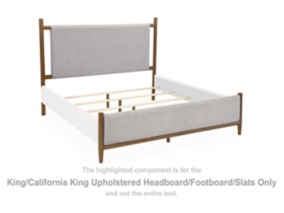 Signature Design by Ashley Lyncott King/California King Upholstered Headboard/Footboard/Slats - B615-82