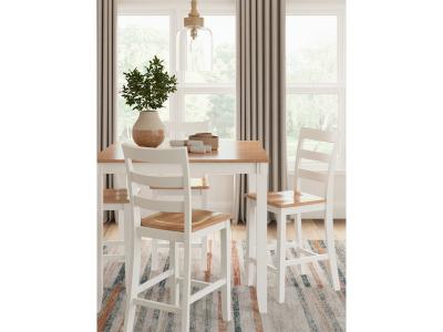 Signature Design by Ashley Gesthaven Counter Height Dining Table and 4 Barstools (Set of 5) - D398-223