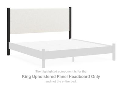 Signature Design by Ashley Cadmori King Upholstered Panel Headboard - B2616-58