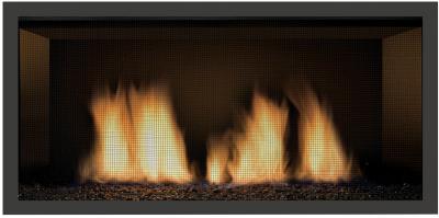 36" Sierra Flame Newcomb 36 Direct Vent Linear Gas Fireplace - NEWCOMB-36-DELUXE-NG