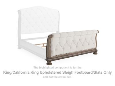 Signature Design by Ashley Ardenfield King/California King Upholstered Sleigh Footboard/Slats - B944-56