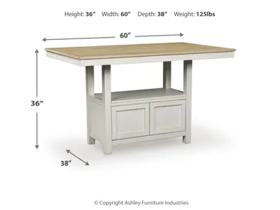 Signature Design by Ashley Purlaney Counter Height Dining Table - PCD627-13