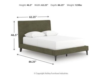 Signature Design by Ashley Chirason Full Upholstered Bed with Roll Slats - PCB3367-72