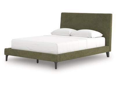 Signature Design by Ashley Chirason Queen Upholstered Bed with Roll Slats - PCB3367-81