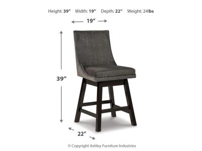 Signature Design by Ashley Tallenger Counter Height Bar Stool (Set of 2) - D380-624X2