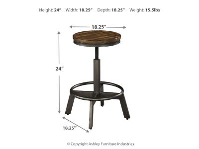 Signature Design by Ashley Torjin Counter Height Stool (Set of 2) - D440-024X2