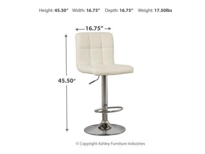 Signature Design by Ashley Bellatier Adjustable Height Bar Stool (Set of 2) - D120-230X2
