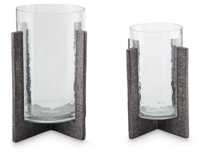 Signature Design by Ashley Garekton Candle Holder (Set of 2) - A2000591