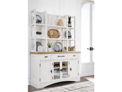 Signature Design by Ashley Ashbryn Dining Server and Hutch - D844D3