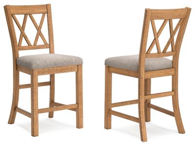 Signature Design by Ashley Havonplane Barstool (Set of 2) - D773-124X2
