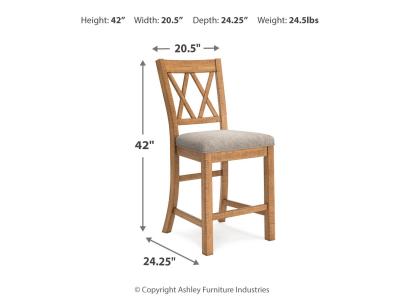 Signature Design by Ashley Havonplane Barstool (Set of 2) - D773-124X2