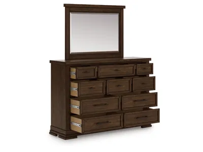 Signature Design by Ashley Taffenbrook Dresser and Mirror - B849B1