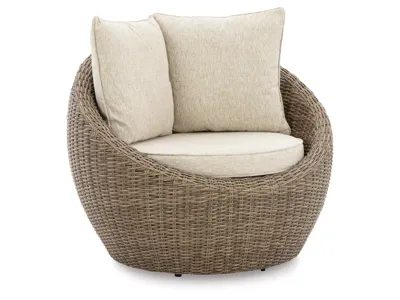 Signature Design by Ashley Danson 2 Swivel Lounge Chairs and End Table - P505P1