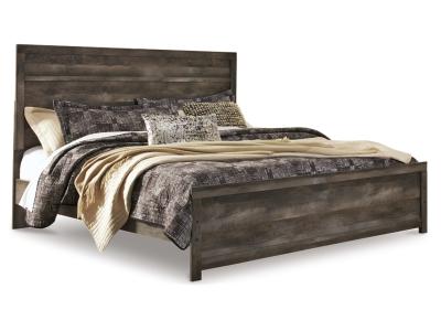 Signature Design by Ashley Wynnlow King Panel Bed with Mirrored Dresser and Nightstand - B440B23