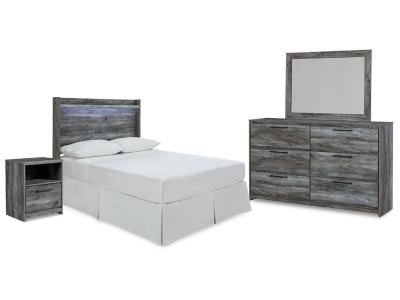 Signature Design by Ashley Baystorm Full Panel Bed Headboard, Dresser, Mirror and Nightstand - B221B39