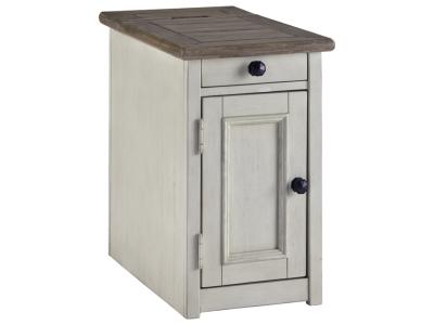 Signature Design by Ashley Bolanburg Coffee Table and 2 Chairside End Tables - T637T2