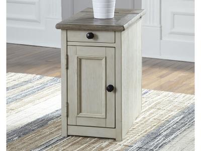 Signature Design by Ashley Bolanburg Coffee Table and 2 Chairside End Tables - T637T2