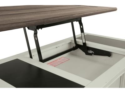 Signature Design by Ashley Bolanburg Coffee Table and 2 Chairside End Tables - T637T2