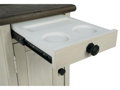 Signature Design by Ashley Bolanburg Coffee Table and 2 Chairside End Tables - T637T2