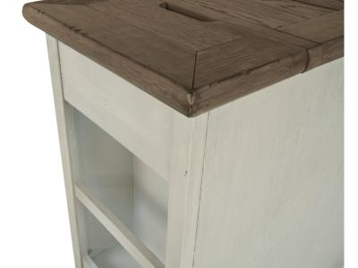 Signature Design by Ashley Bolanburg Coffee Table and 2 Chairside End Tables - T637T2