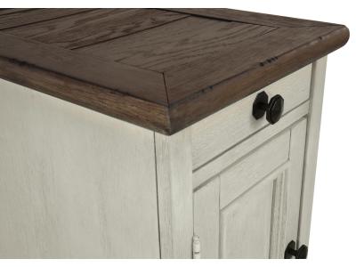 Signature Design by Ashley Bolanburg Coffee Table and 2 Chairside End Tables - T637T2