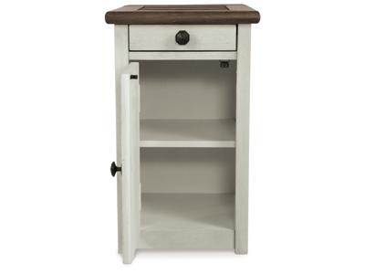 Signature Design by Ashley Bolanburg Coffee Table with End Table and Chairside End Table - T637T1