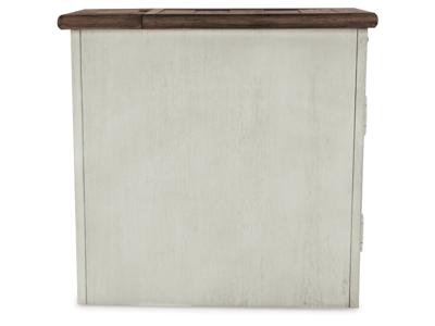 Signature Design by Ashley Bolanburg Coffee Table with End Table and Chairside End Table - T637T1