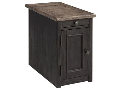 Signature Design by Ashley Tyler Creek Coffee Table and 2 Chairside End Tables - T736T1